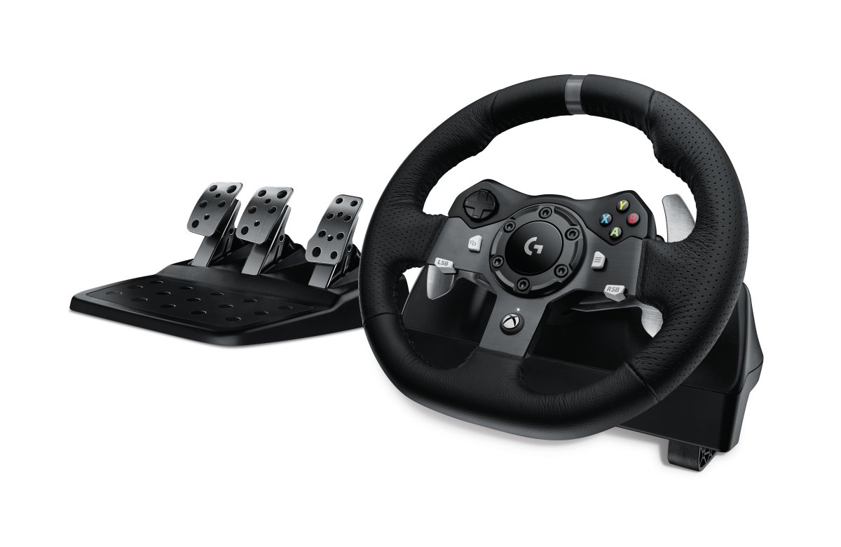 Logitech G920 Driving Force Racing Wheel | Gaming Accessory