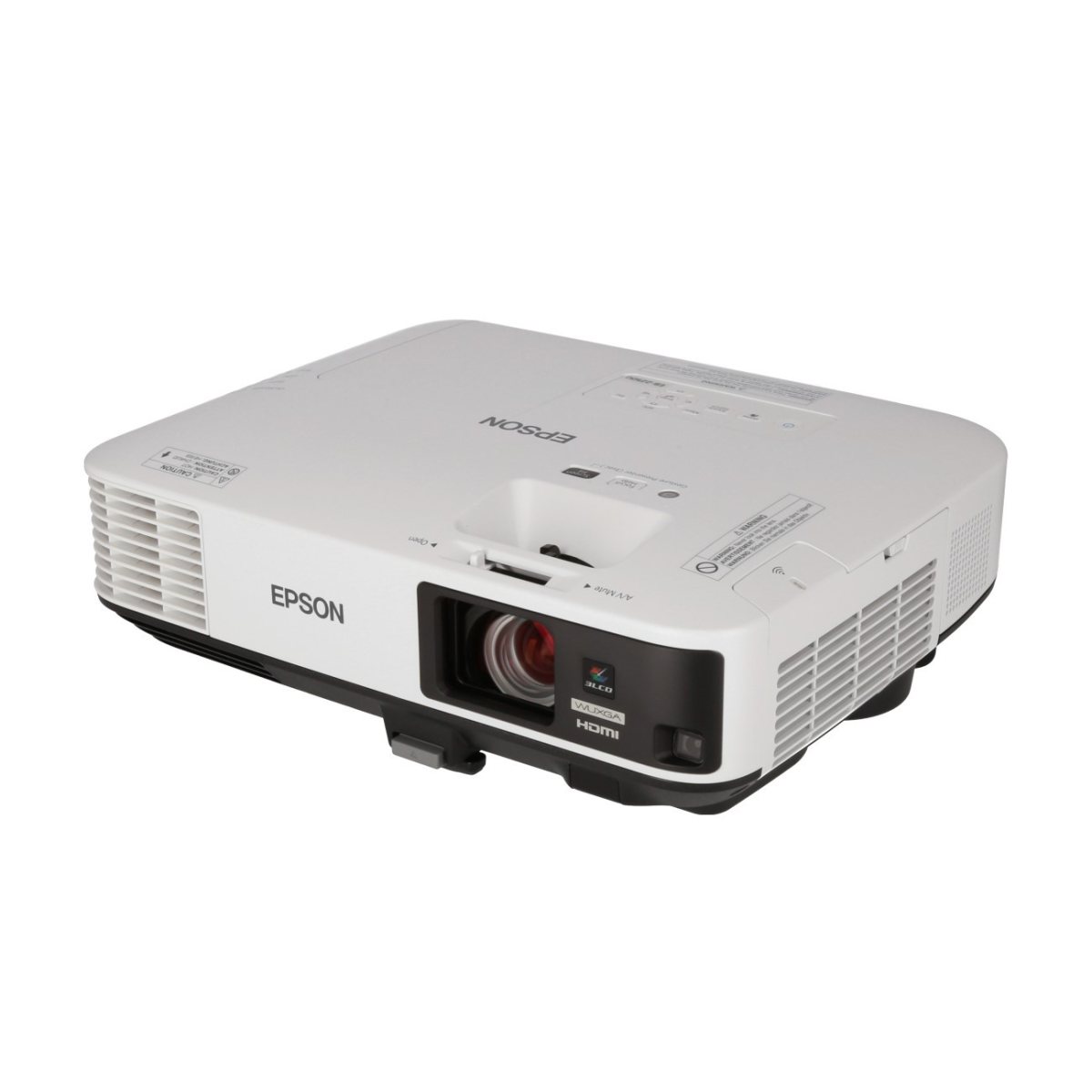 Epson 5000lm WUXGA 1920 × 1200 16:10 Lamp USB 2VGA 2HDMI RS-232C Wi-FiOptional NoBag White Mobile 5000lm WUXGA Projector