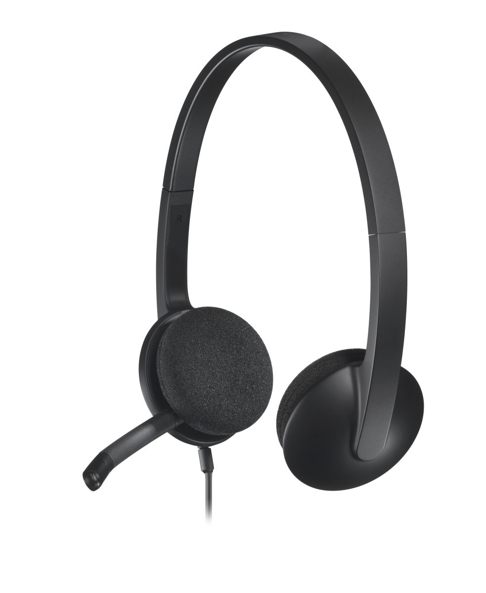 Logitech H340 - Stereo Headsets - Black - USB | Audio & Entertainment
