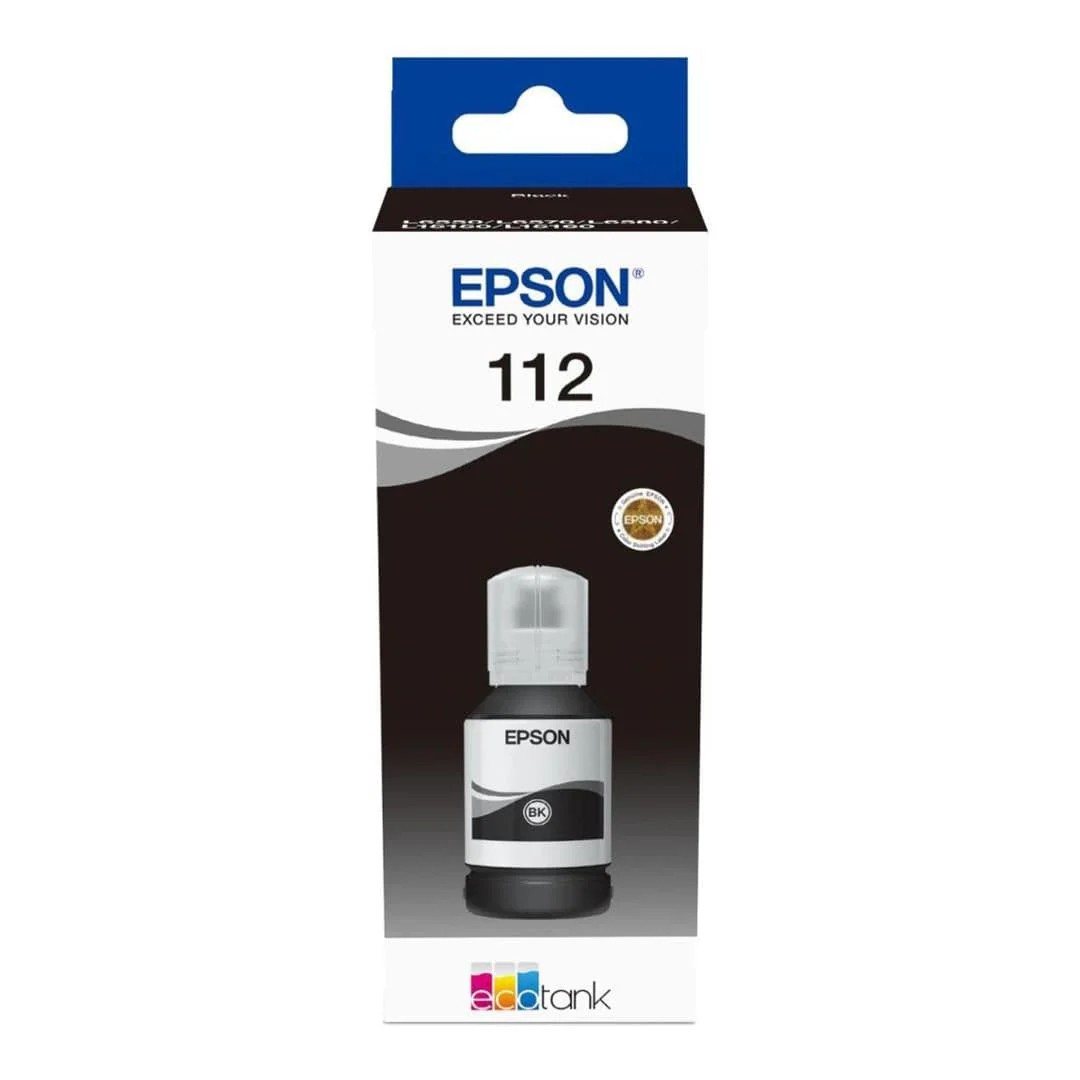 Epson 112 Ink Bottles 127ml L6580 | Black | 7500 pages