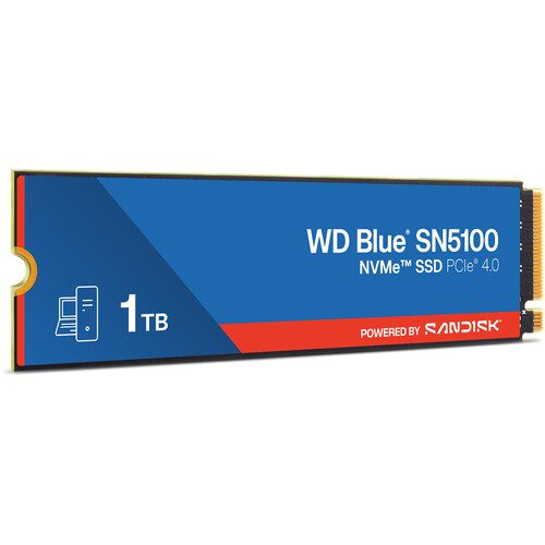 WD Blue 1 TB NVMe SSD - Read Speed up to 7100 MB