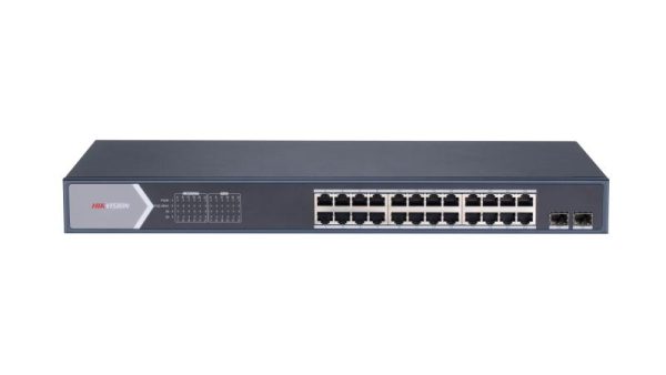 Hikvision L2 Smart Managed 24 Gigabit PoE ports 2 Gigabit SFP ports 802.3af Switch