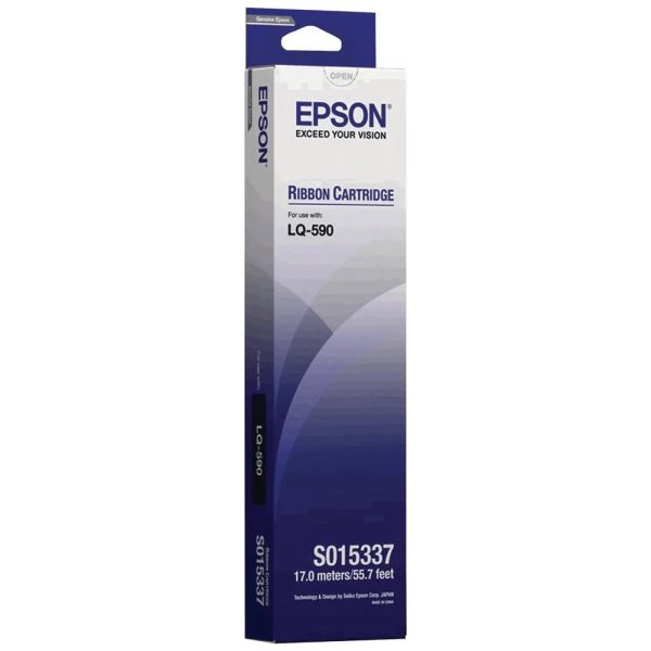 Epson Ribbon for LQ-590II / LQ-590IIN Single | Black