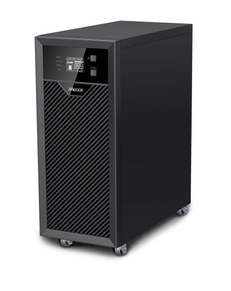 Mecer INNOVA 10KVA ON-LINE TOWER UPS PF:0.9 wiith16 pcs -12 V 9Ah Internal Battery + SNMP card - (Battery Warranty 6 Months) | Online Tower UPS