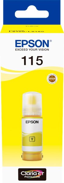 Epson 115 Ink Bottles 70ml EcoTank L8160 6200 pages 2300 Photos | Yellow