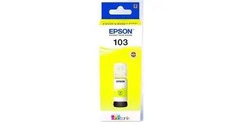 Epson 103 Ink Bottles 65ml EcoTank L1110 | Yellow | 7500 pages