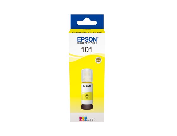 Epson 101 Ink Bottles 70ml Ecotank L4150 | Yellow | 6000 pages