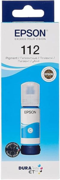 Epson 112 Ink Bottles 70ml L6580 | Cyan | 6000 pages