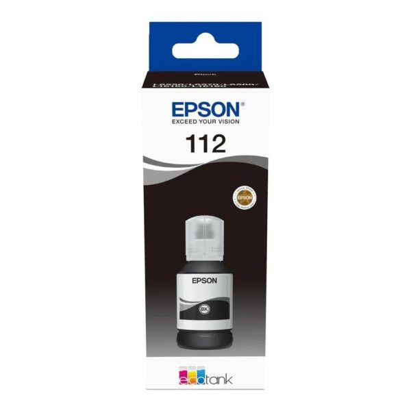 Epson 112 Ink Bottles 127ml L6580 | Black | 7500 pages
