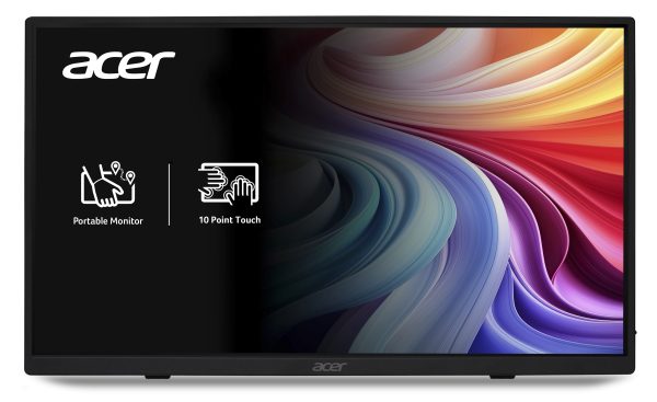 Acer 15.6" Portable Touch FHD IPS Screen 16:9 HDR10 1x miniHDMI + 2xType-C + Speakers + Audio out Wall Mountable Includes Cover (USB Type C | 15.6"