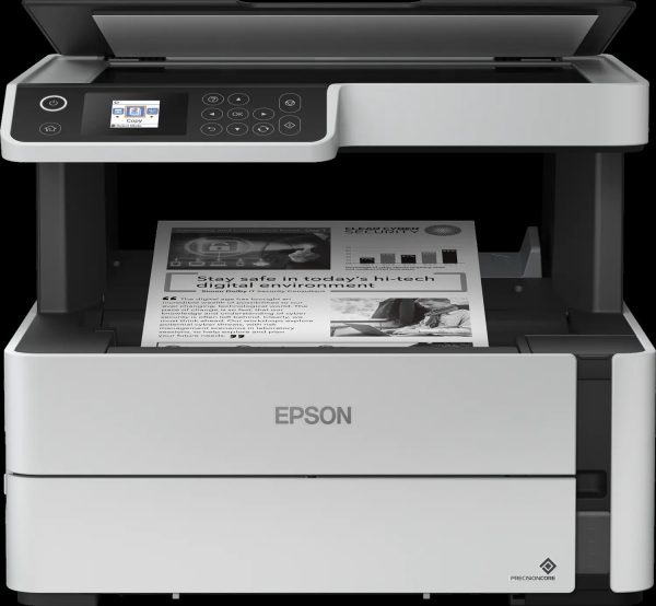 Epson 39 ppm Mono A4 Print Scan Copy USB Wired Wireless Wi-Fi Direct Ethernet Duplex Print Only incl 2 ink bottles | Scanner / Copier / Duplex printing